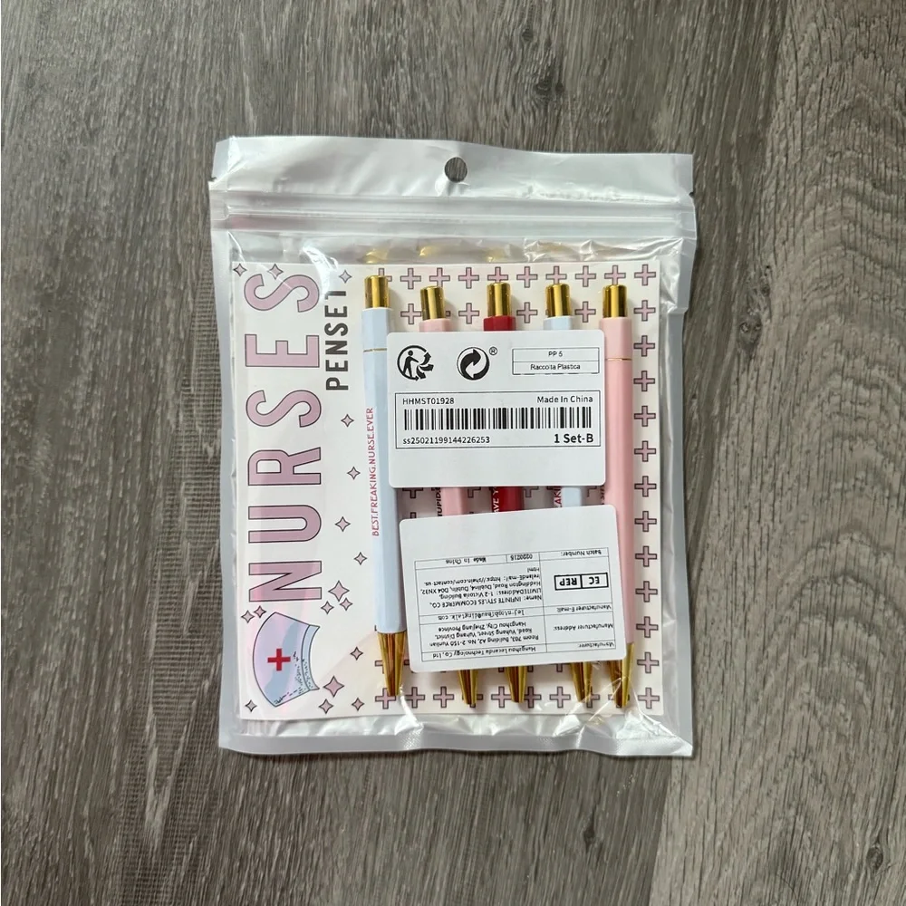 Nurses Pen Set with Gold Accents